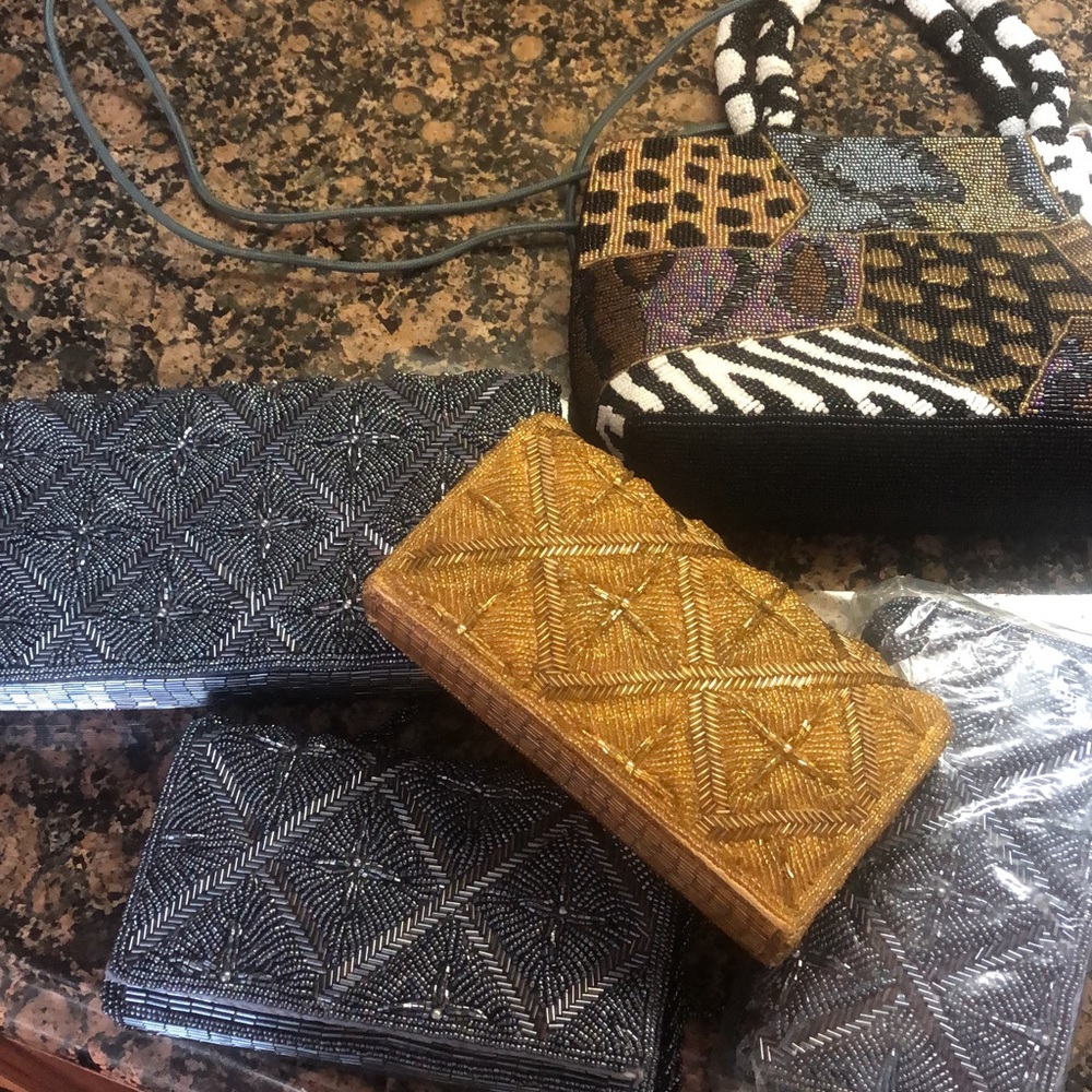 Hand beaded bags